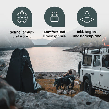BOXIO TENT – Dusch- oder Toilettenzelt