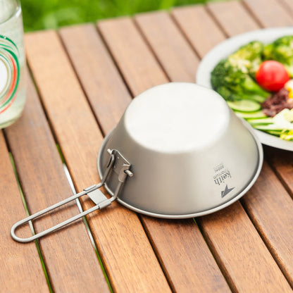 Keith Titanium Camping-Schüssel 300 ml mit Griff