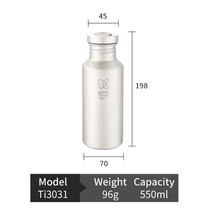 Keith Titanium Sport-Trinkflasche 400 ml