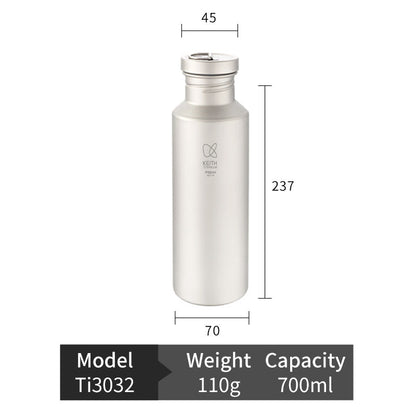 Keith Titanium Sport-Trinkflasche 400 ml