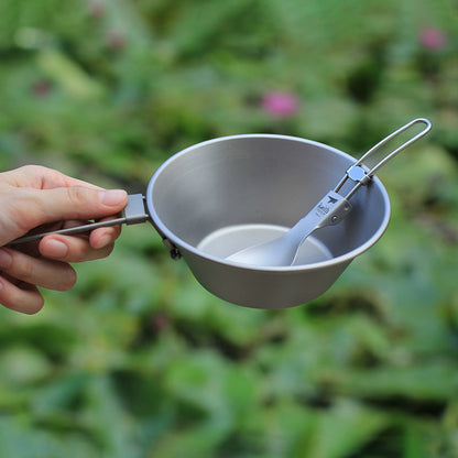 Keith Titanium Camping-Schüssel 300 ml mit Griff