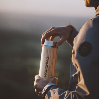 MORGNTAU Thermosflasche – Bambus & Edelstahl