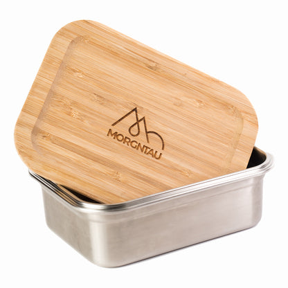 MORGNTAU Lunchbox – Bambus & Edelstahl