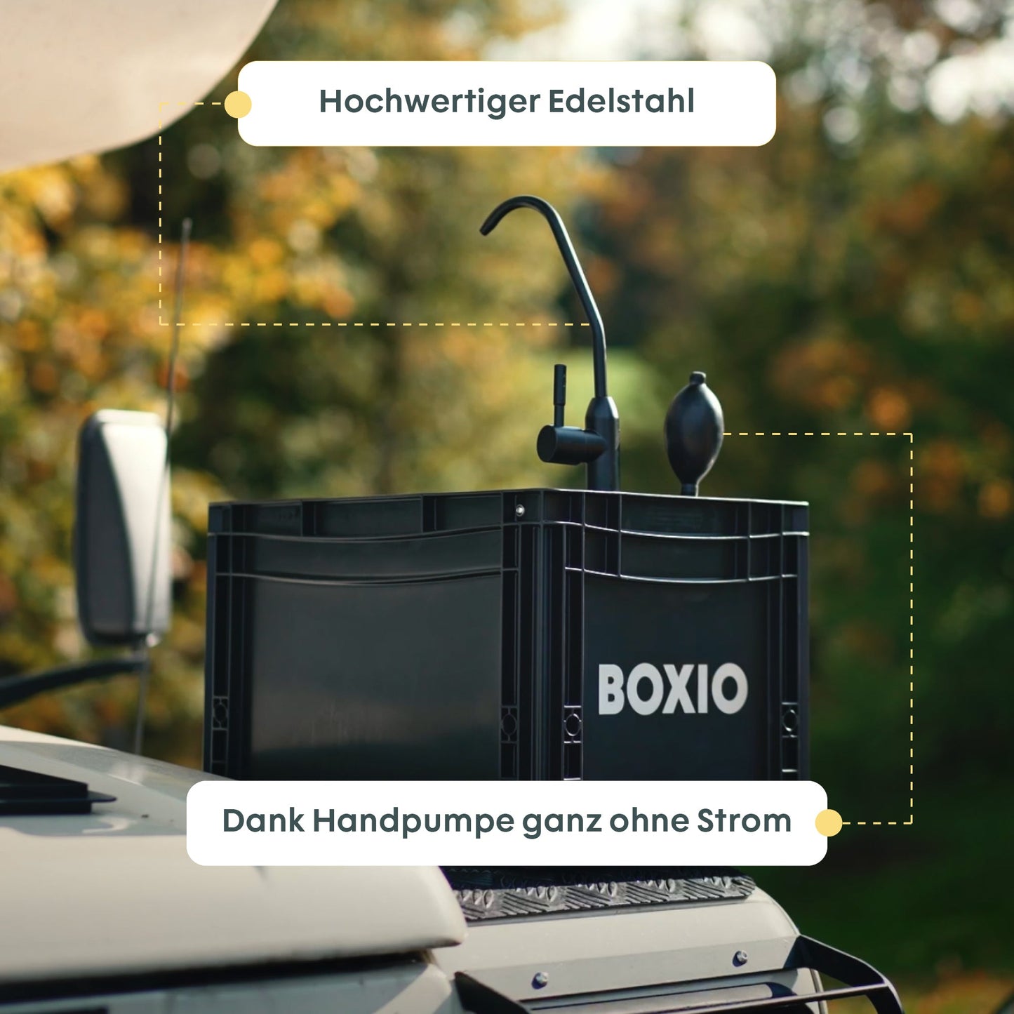 BOXIO WASH – Mobiles Waschbecken