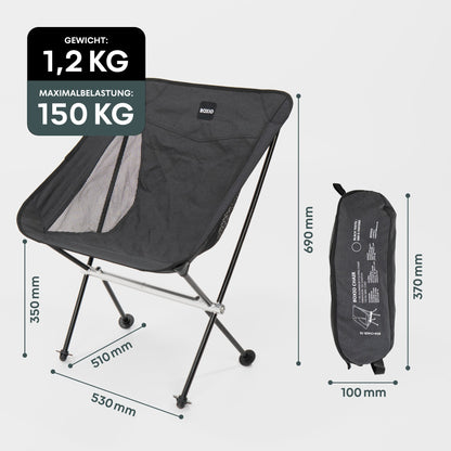 BOXIO CHAIR – Ultraleichter Campingstuhl