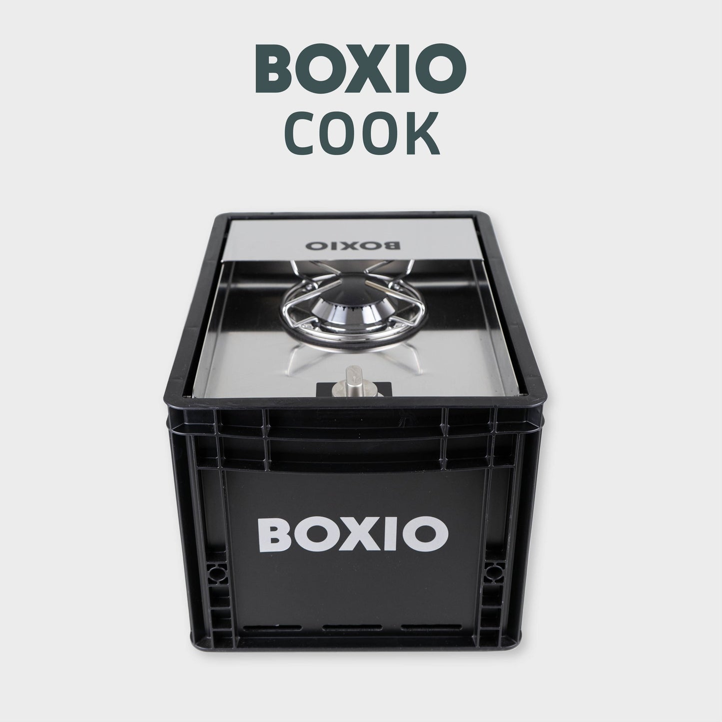 BOXIO COOK – Camping Gaskocher in der Eurobox