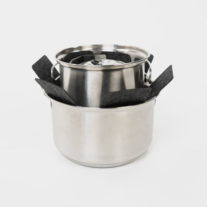 BOXIO COOKWARE – Edelstahl-Topfset SS304