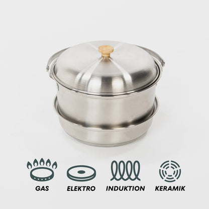 BOXIO COOKWARE – Edelstahl-Topfset SS304