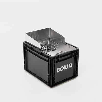BOXIO COOK – Camping Gaskocher in der Eurobox