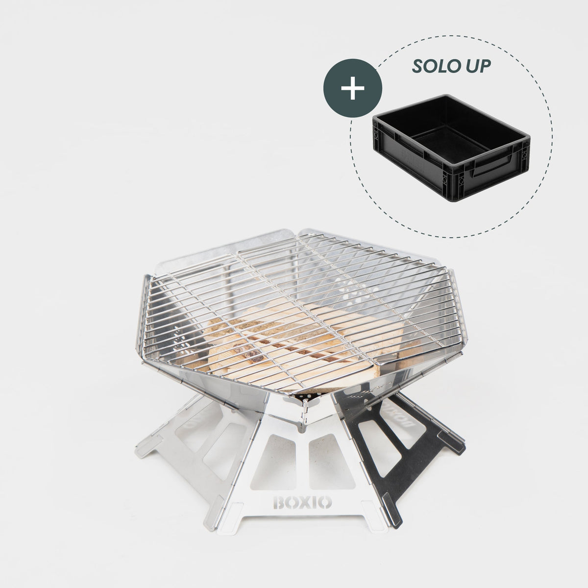 BOXIO FIRE – Feuerschale mit Grill