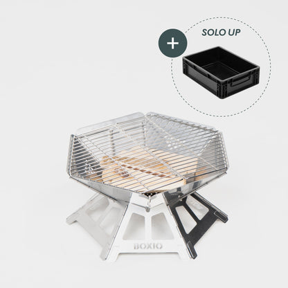 BOXIO FIRE – Feuerschale mit Grill