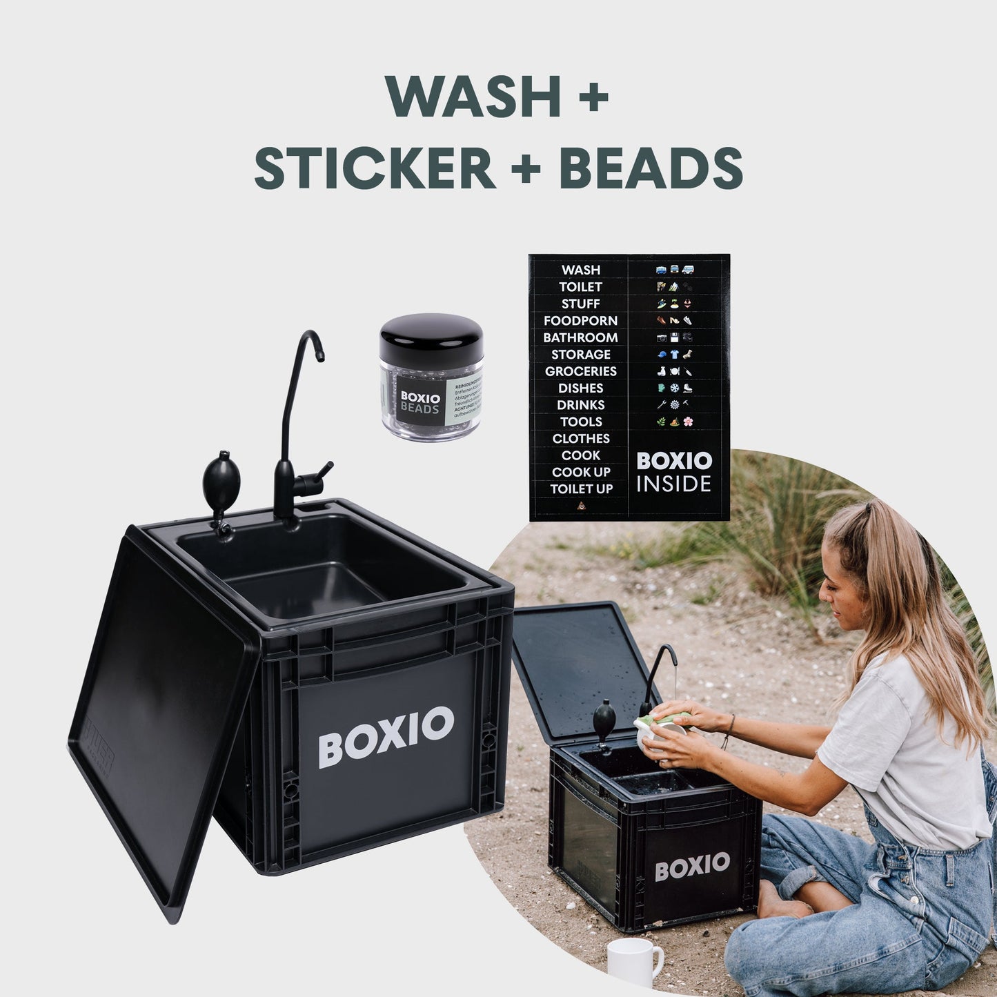 BOXIO KITCHEN PLUS – Mobile Outdoorküche mit Stehhöhe