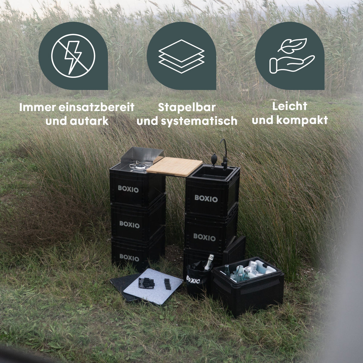 BOXIO KITCHEN BUNDLE – Outdoor Küche