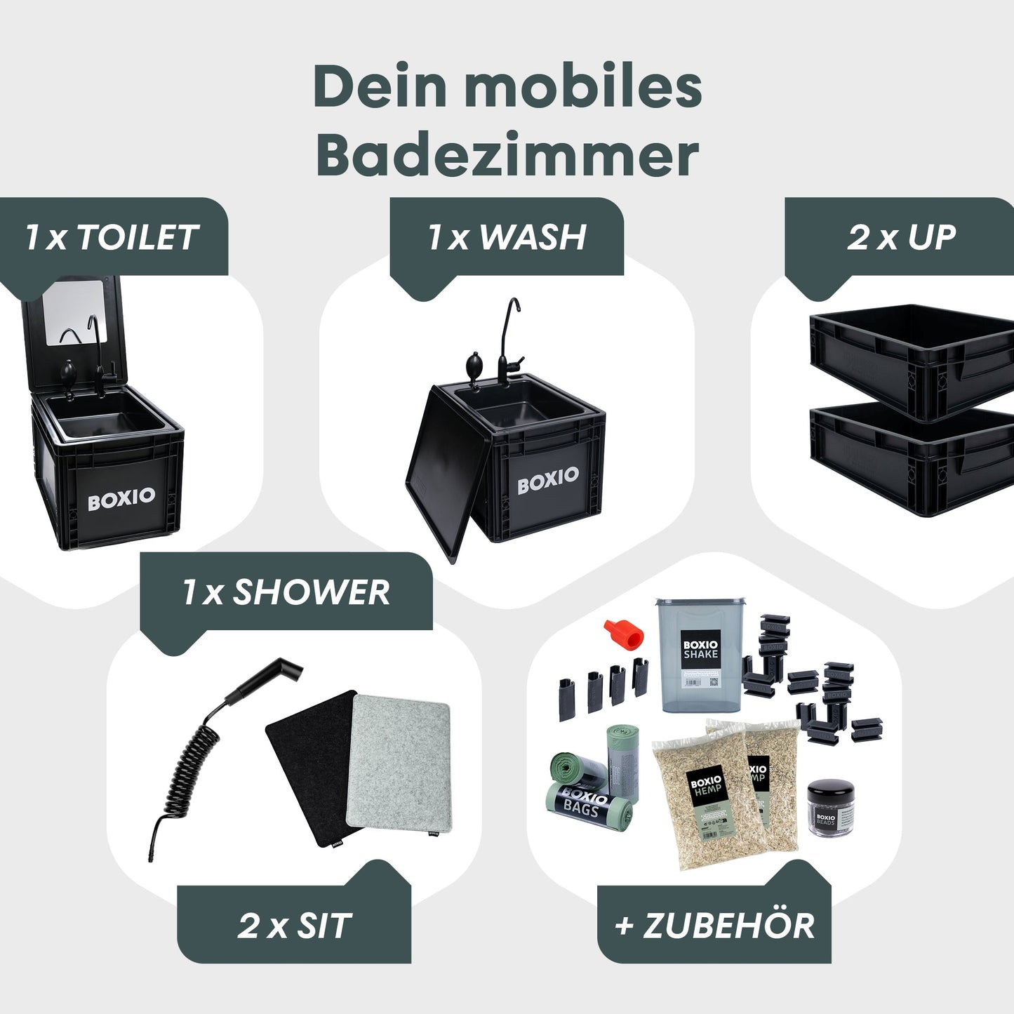 BOXIO SANITARY – Mobiles Badezimmer