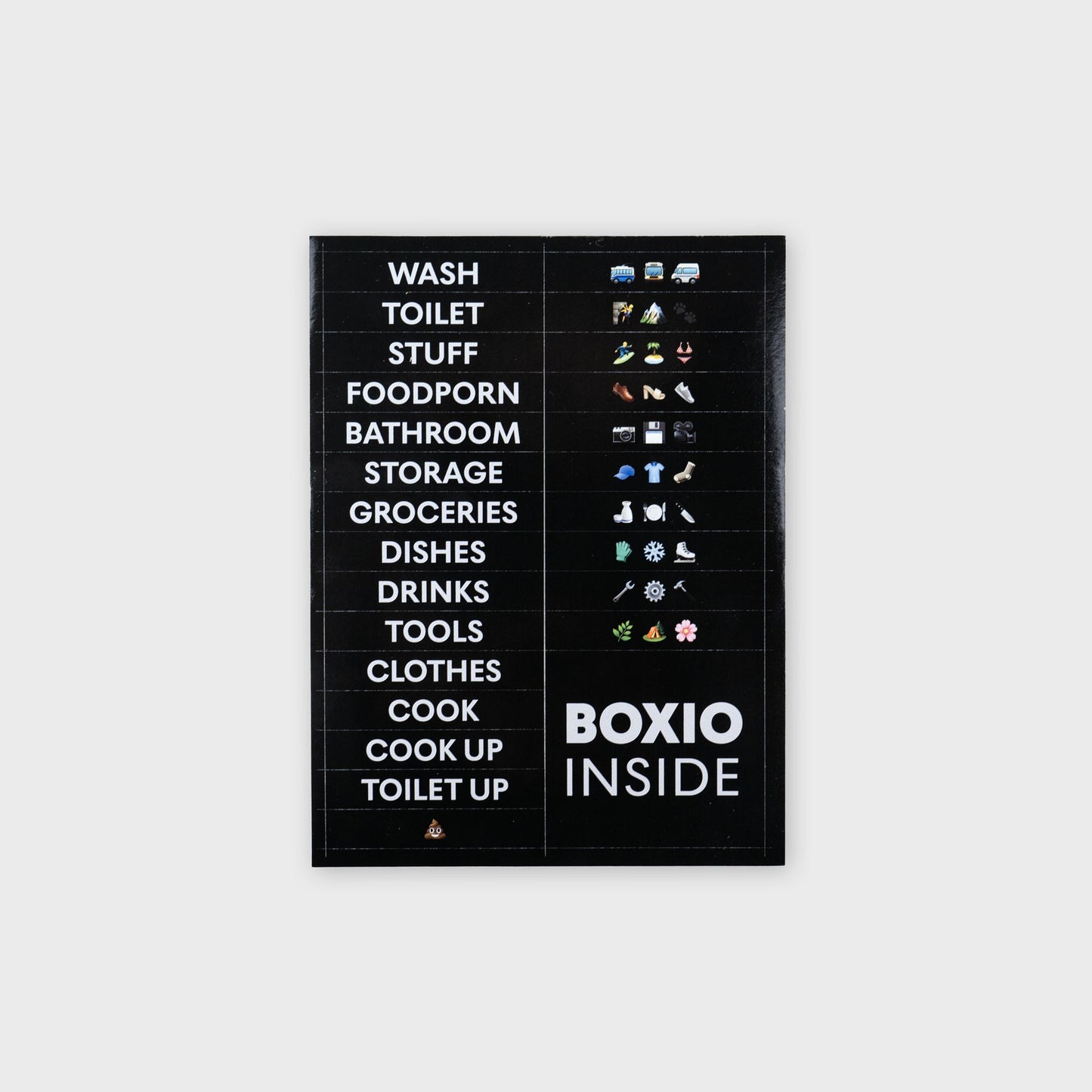 BOXIO STICKERS – Aufkleber