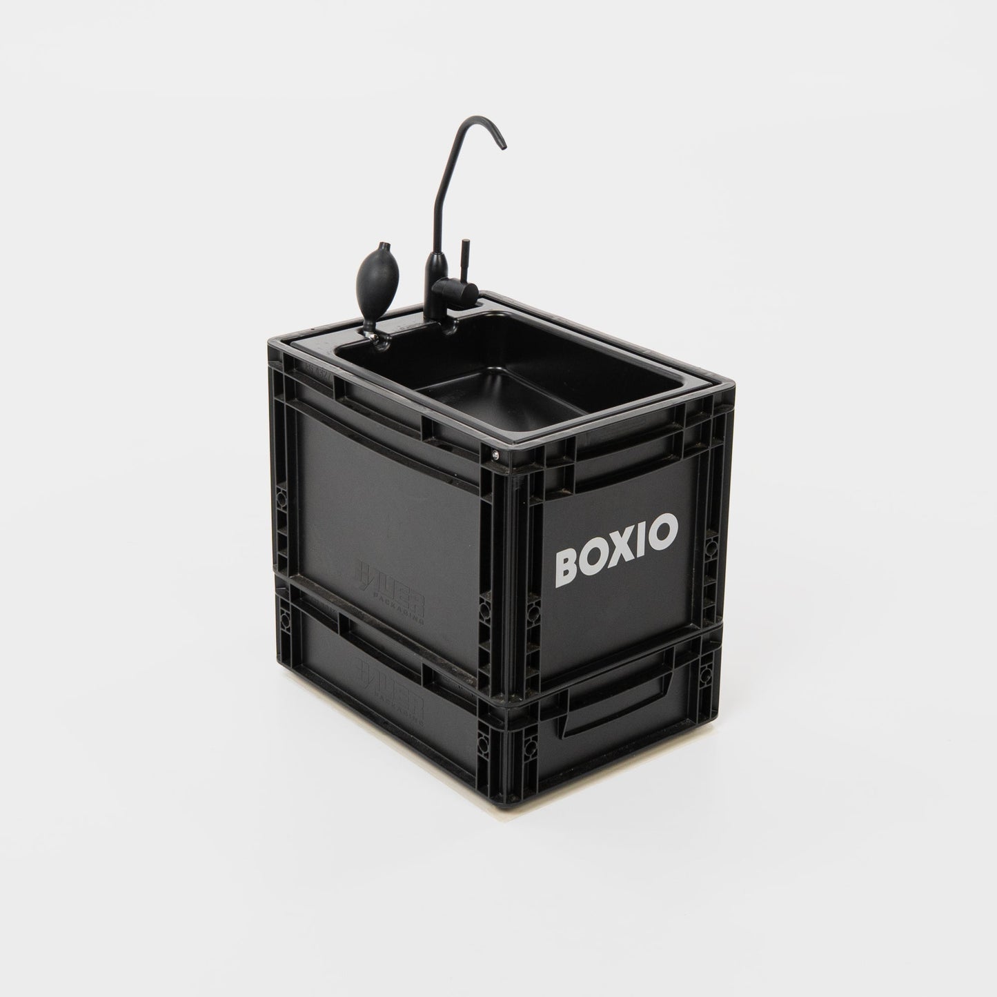 BOXIO WASH MAX+ – Waschbecken & Wasserfilter-System