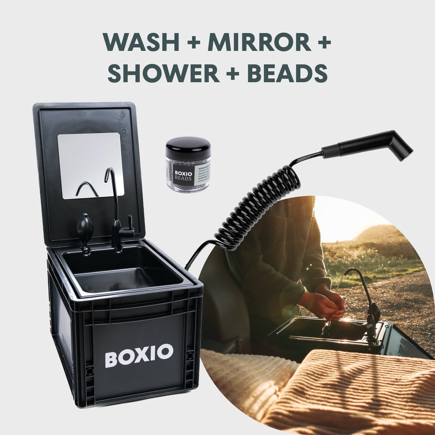 BOXIO SANITARY – Mobiles Badezimmer