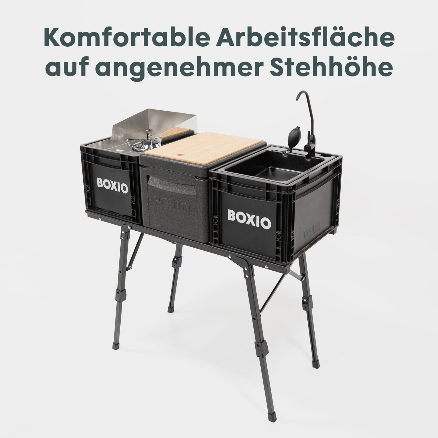 BOXIO TABLE – Faltbarer Campingtisch