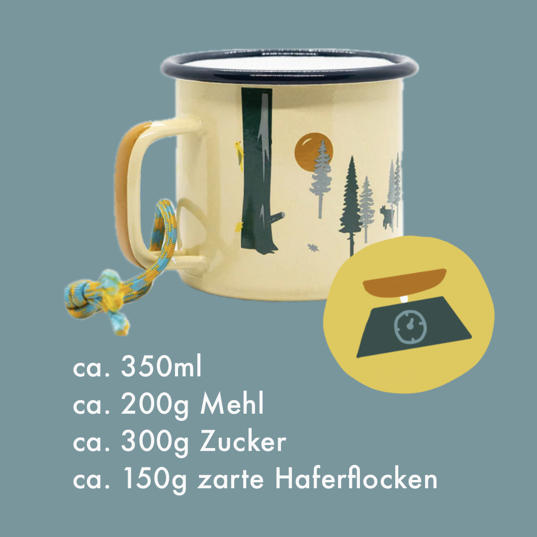 Emaille Tasse Gipfelstürmerin