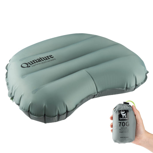 Qunature Aufblasbares Campingkissen – ultraleicht