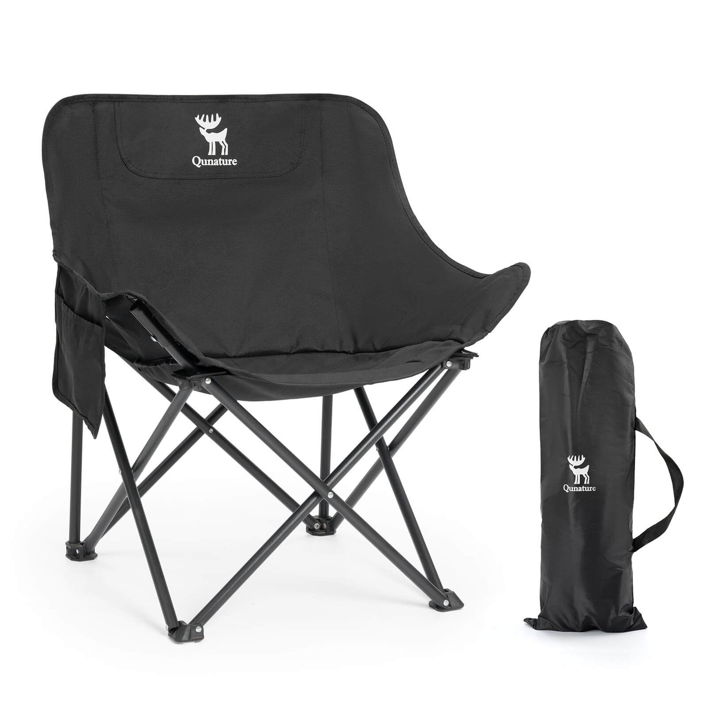 Qunature Campingstuhl faltbar – tragbarer Klappstuhl