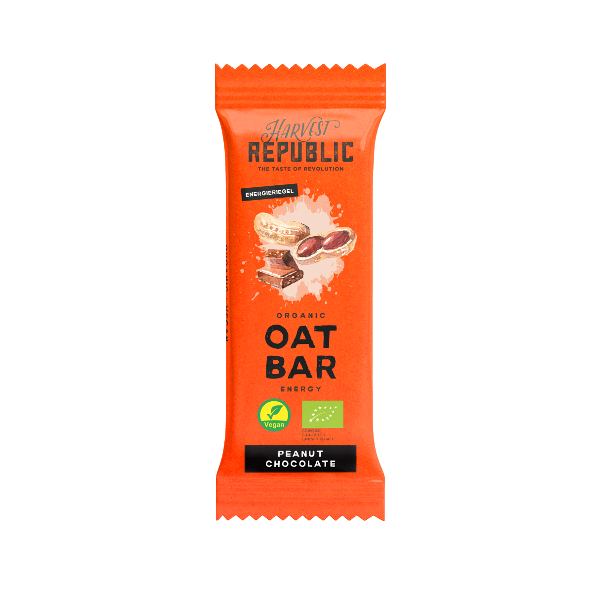 Harvest Republic Oat Bar – Peanut & Chocolate, Bio