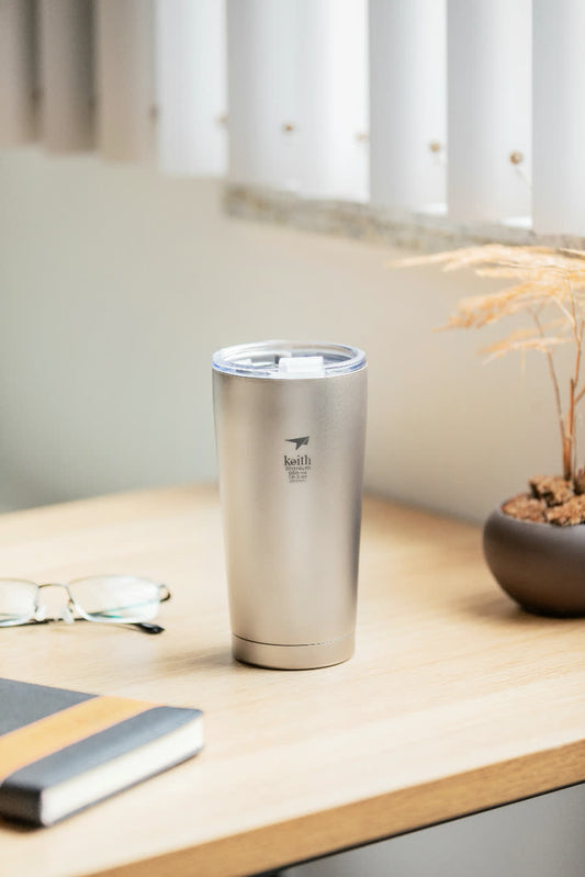 Keith Titanium Thermoglas – kompakt, doppelwandig