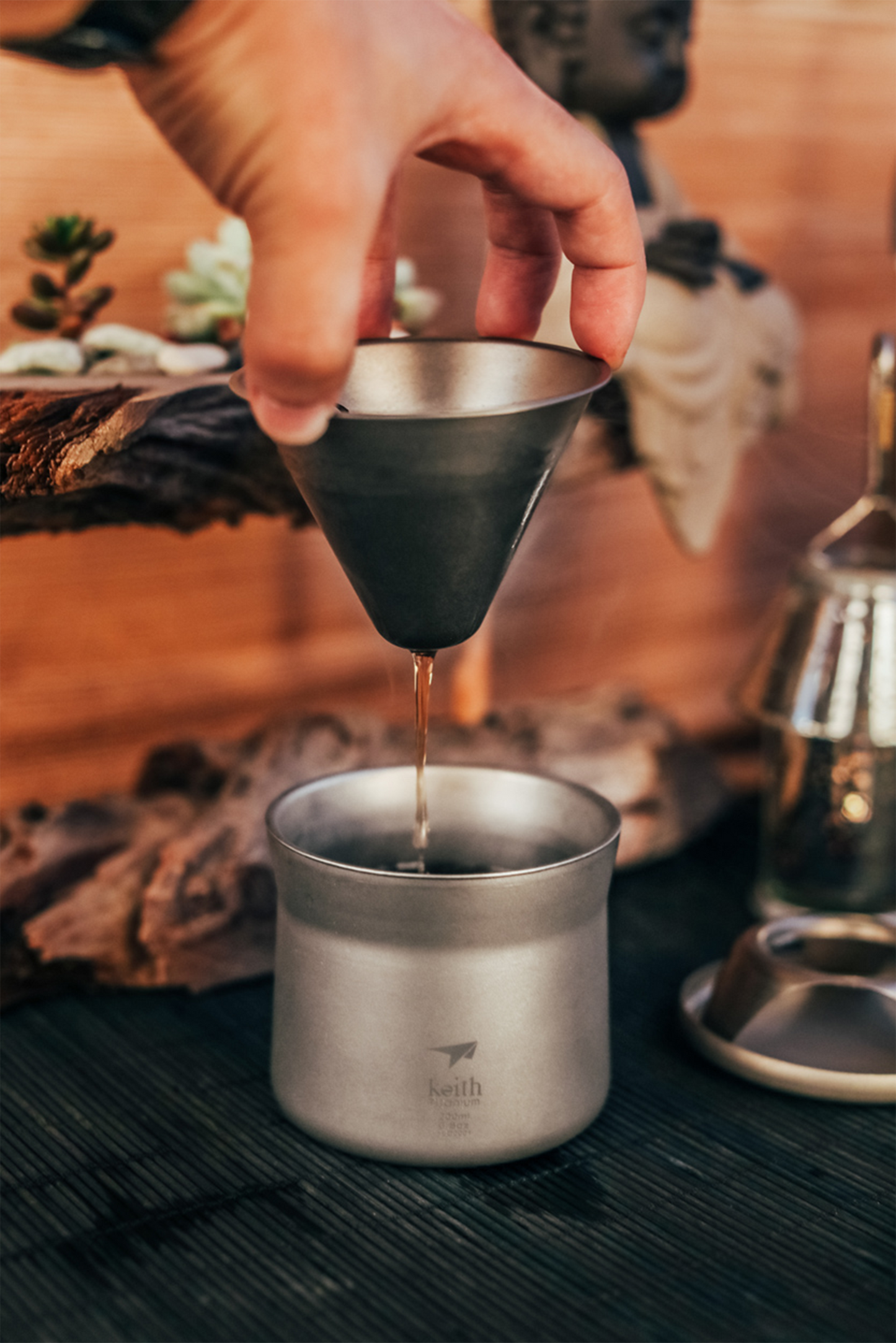 Tasse à Thé et Café Tout-en-1 en Titane-2