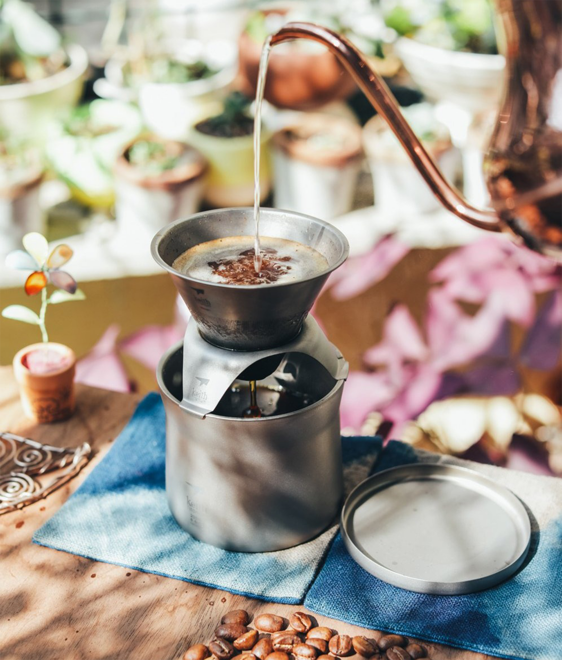 Tasse à Thé et Café Tout-en-1 en Titane-1