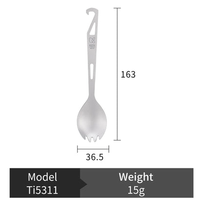 Keith Titanium Camping-Besteck – 3-teiliges Set