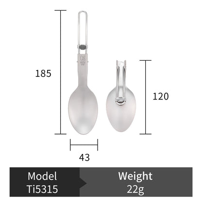 Keith Titanium Camping-Besteck – 3-teiliges Set