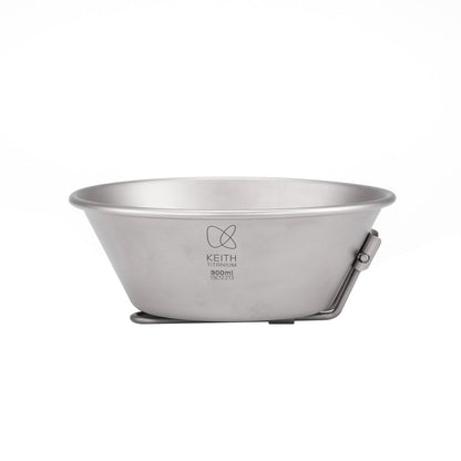 Keith Titanium Camping-Schüssel 300 ml mit Griff