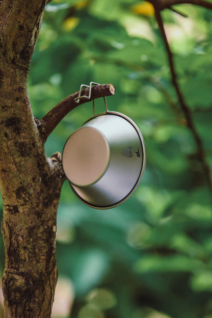 Keith Titanium Camping-Schüssel 300 ml mit Griff