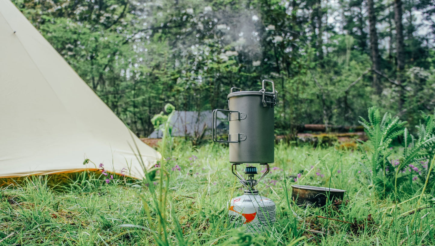 Keith Titanium Multifunktionstopf – Outdoor-Kochset