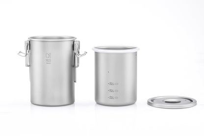 Keith Titanium Multifunktionstopf – Outdoor-Kochset