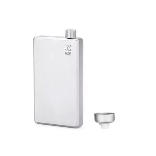 Keith Titanium Flachmann 150 ml – rund