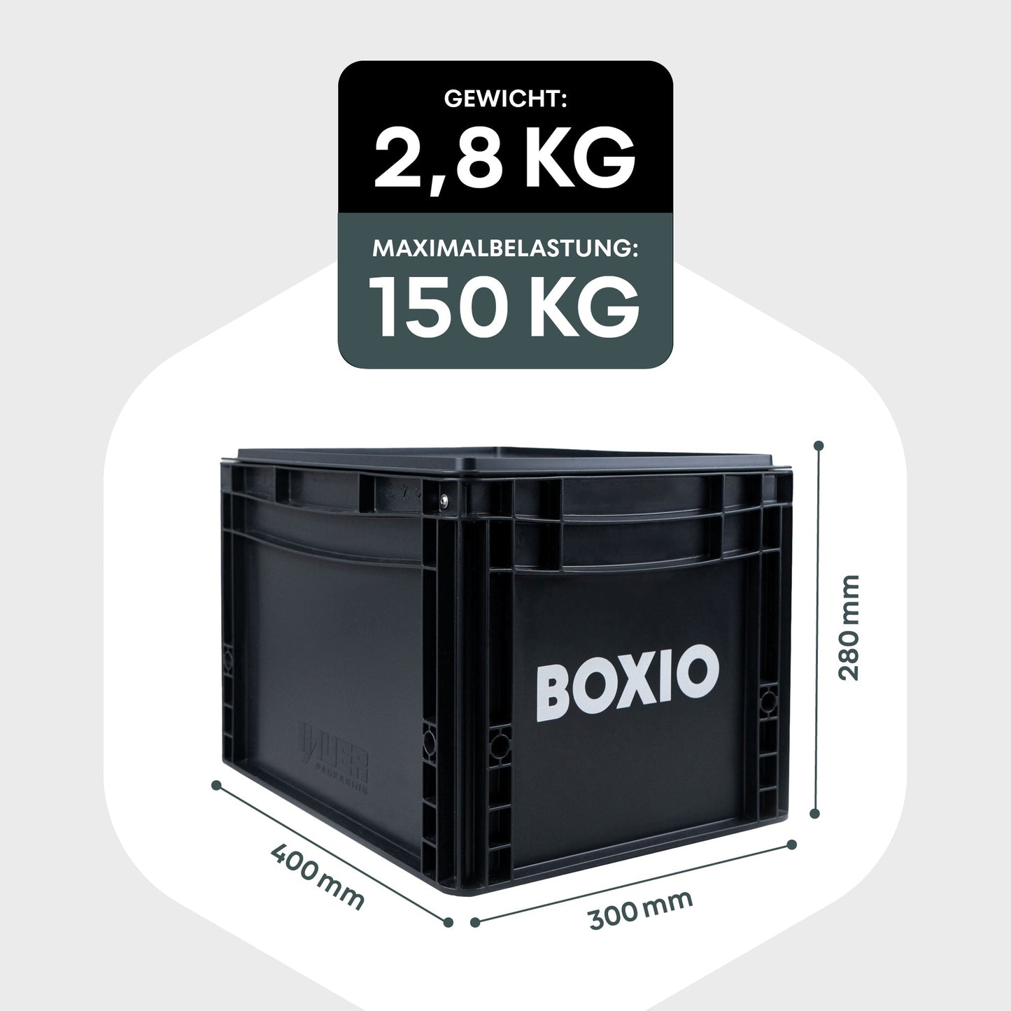 BOXIO TOILET MAX+ – Trenntoilette Komplettset
