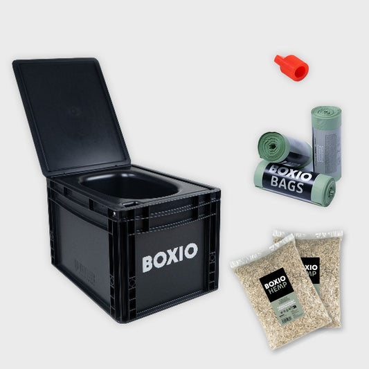 BOXIO TOILET PLUS – Trenntoilette mit Starterset
